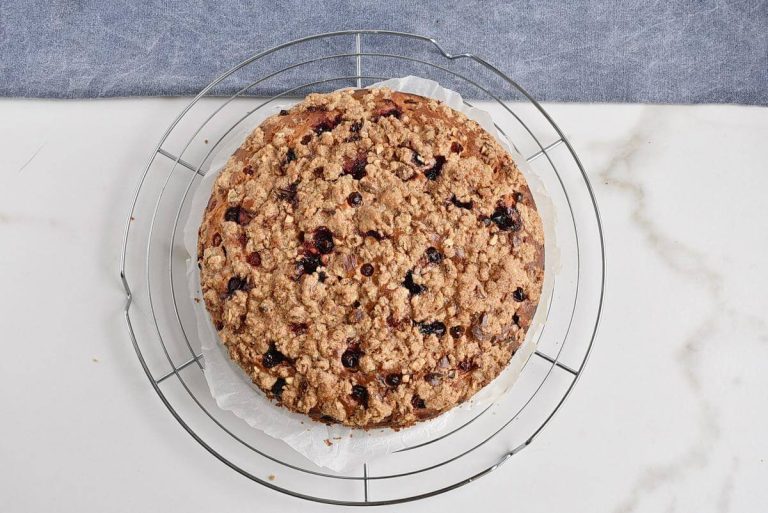 Step 10 - GF Greek Yoghurt Berry Breakfast Cake