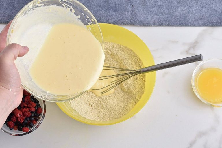 Step 6 - GF Greek Yoghurt Berry Breakfast Cake