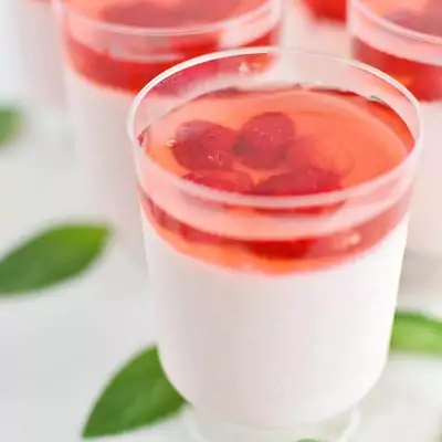 Greek Yogurt Raspberry Jell-O Dessert Recipe–Homemade Greek Yogurt Raspberry Jell-O Dessert–Easy Greek Yogurt Raspberry Jell-O Dessert