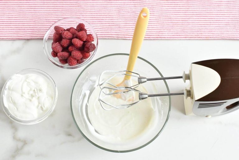 Step 2 - Greek Yogurt Raspberry Jello Dessert