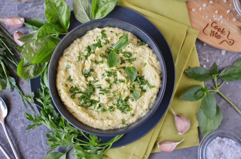 Step 4 - Green Goddess Hummus