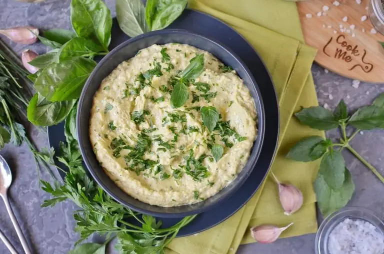 Step 4 - Green Goddess Hummus