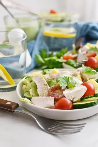 Green Goddess Salad with Chicken