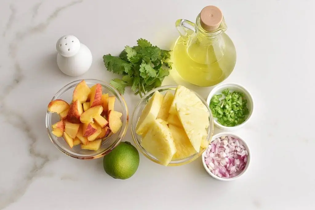 Ingredients for Grilled Pineapple Salsa
