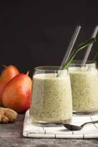 Healthy Pear Ginger Chia Smoothie