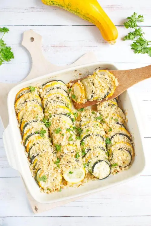 Healthy Zucchini & Summer Squash Casserole