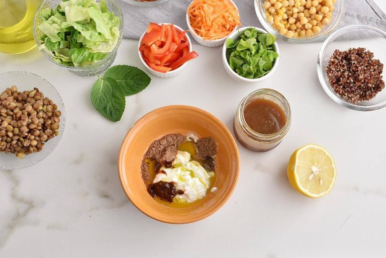 Step 1 - High Protein Jar Salad