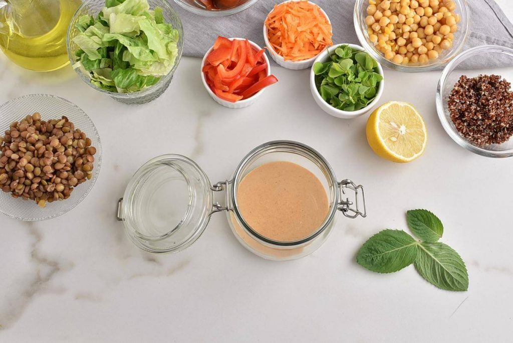 High Protein Jar Salad recipe - step 2