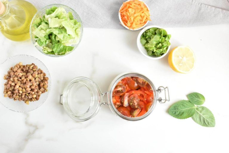 Step 3 - High Protein Jar Salad