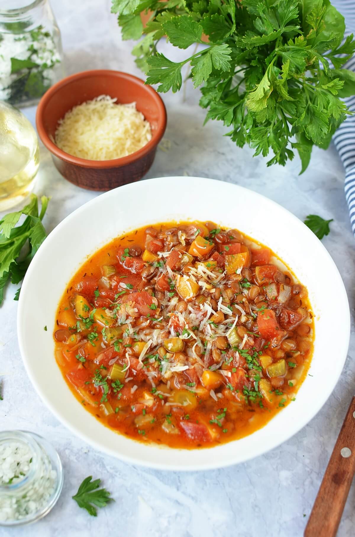 Italian Lentil Soup Recipe Cook Me