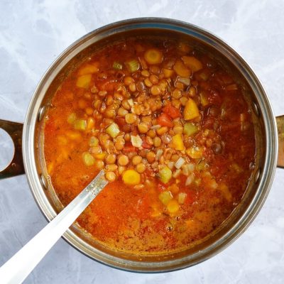 Italian Lentil Soup recipe - step 4
