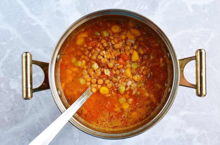 Step 4 - Italian Lentil Soup