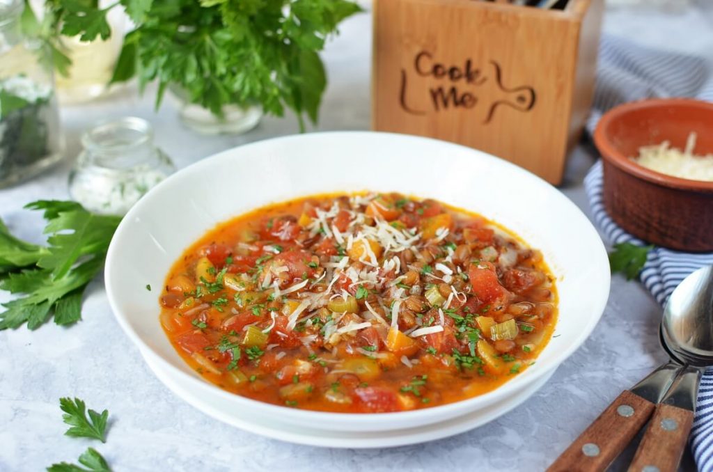 How to serve Italian Lentil Soup