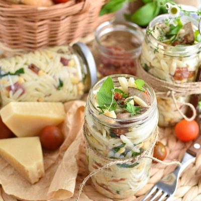 Italian Orzo Jar Salad Recipe–Homemade Italian Orzo Jar Salad–Easy Italian Orzo Jar SaladItalian Orzo Jar Salad Recipe–Homemade Italian Orzo Jar Salad–Easy Italian Orzo Jar Salad