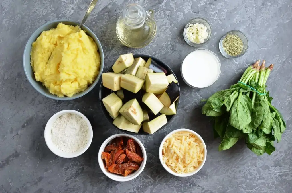Ingredients for Italian Veggie Cottage Pie