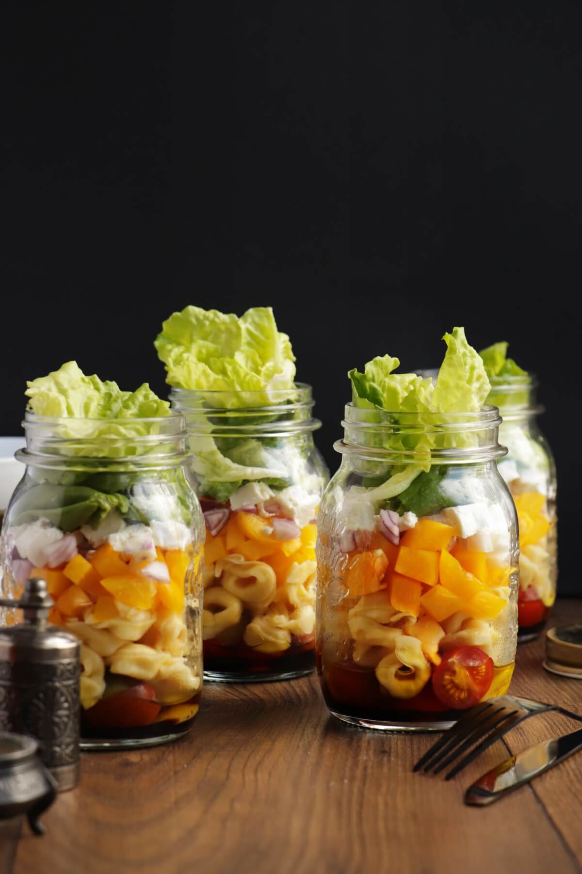 Jar Salad with Tortellini Recipe Cook.me Recipes