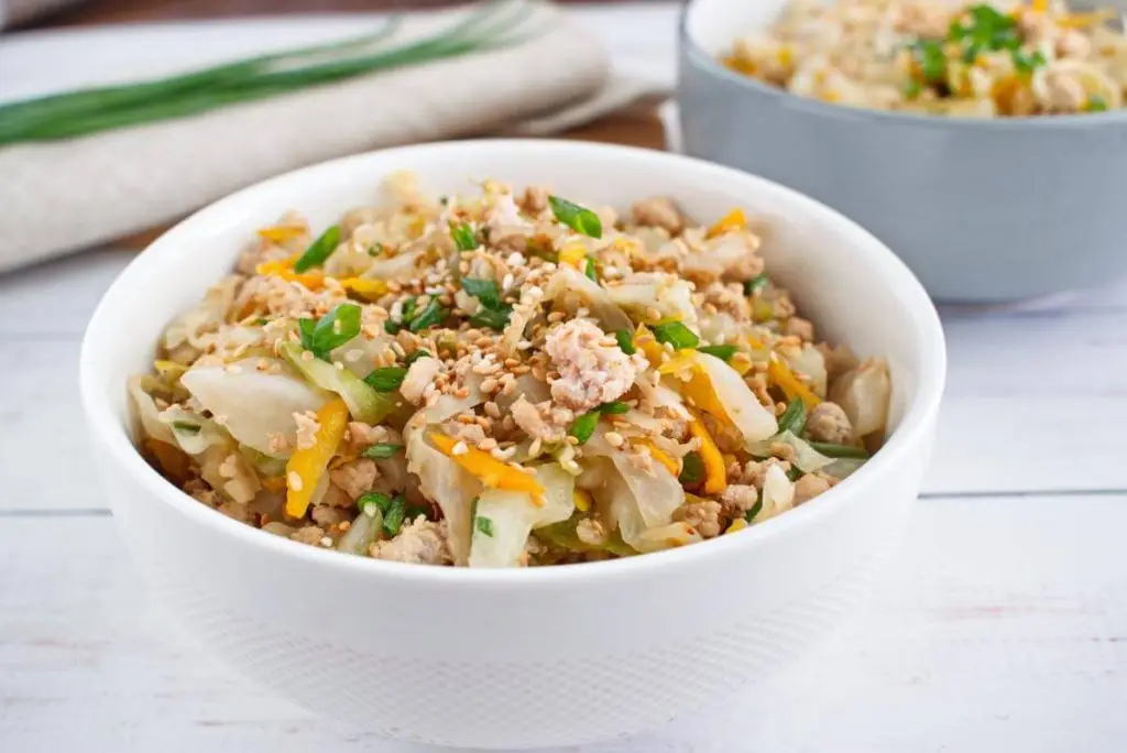 Keto Egg Roll in a Bowl