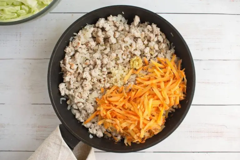 Step 3 - Keto Egg Roll in a Bowl