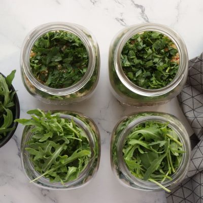 Lemon Chickpea & Quinoa Jar Salads recipe - step 3