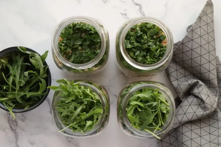 Step 3 - Lemon Chickpea & Quinoa Jar Salads