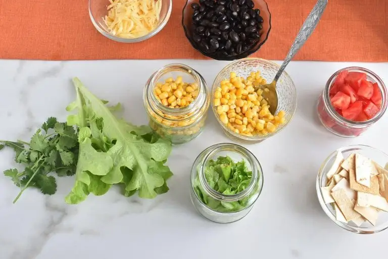Step 1 - Mexican Salad in a Jar