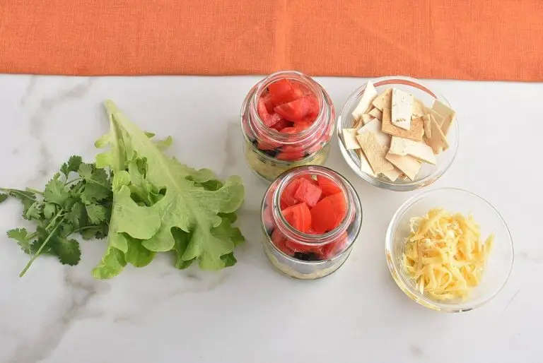Step 1 - Mexican Salad in a Jar