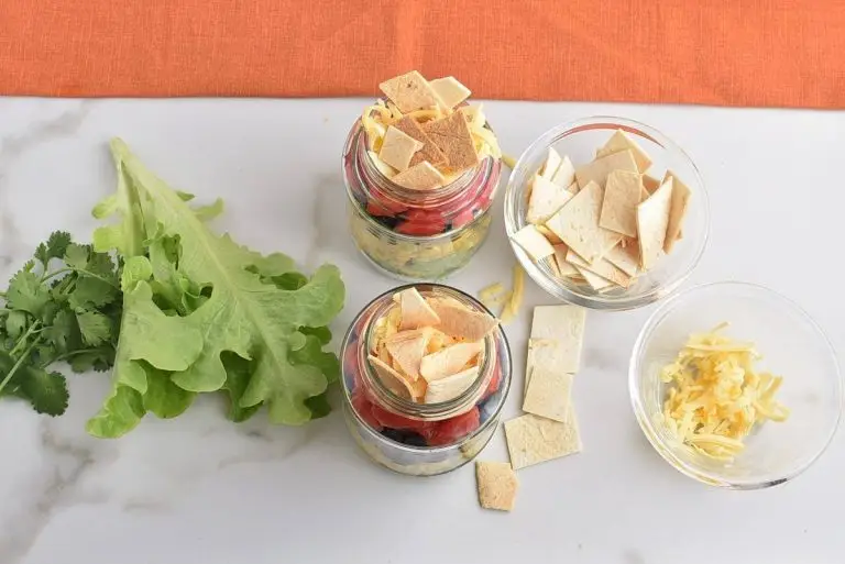 Step 1 - Mexican Salad in a Jar