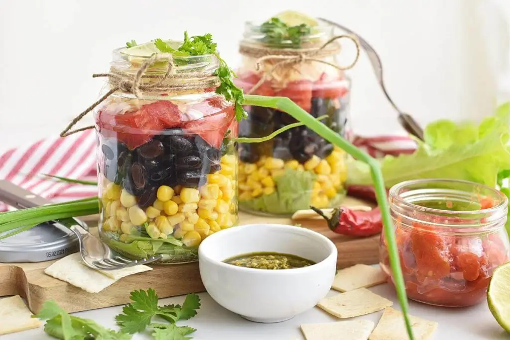Mexican Salad in a Jar