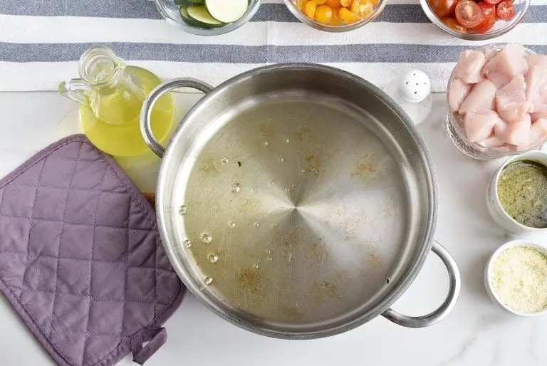 Step 1 - Parmesan Zucchini Tomato Chicken Spaghetti