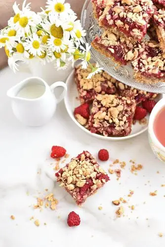 Raspberry Crumb Bars