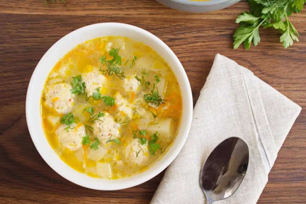 Russian Meatball Soup