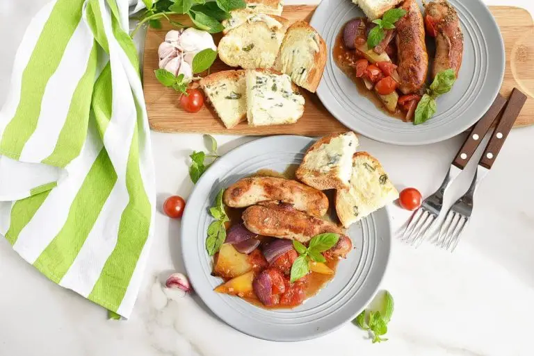 Step 8 - Sausage Casserole with Garlic Toasts