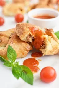 Sausage, Pepper & Onion Bundles