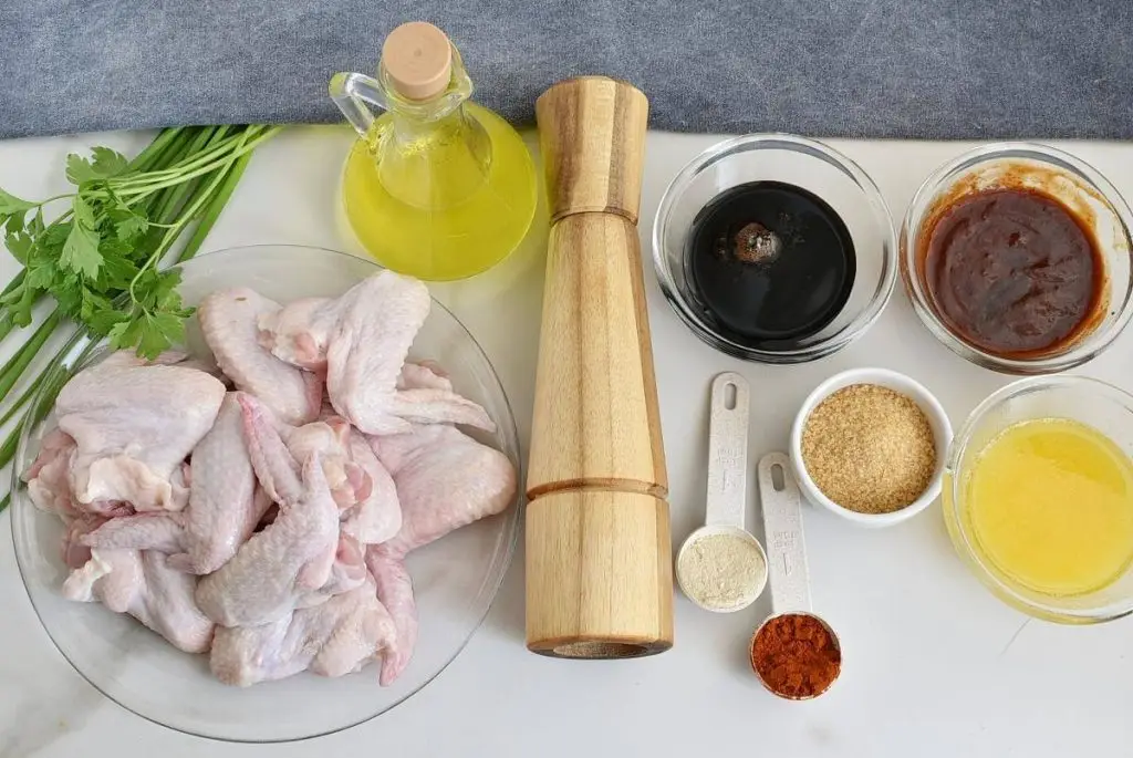 Ingredients for Sea Island Wings