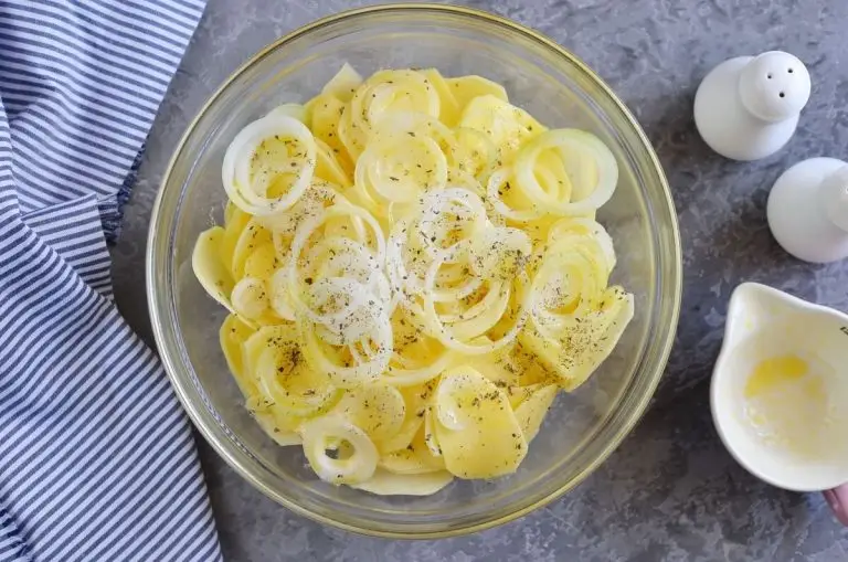 Step 2 - Simple Potato Cake with Onions