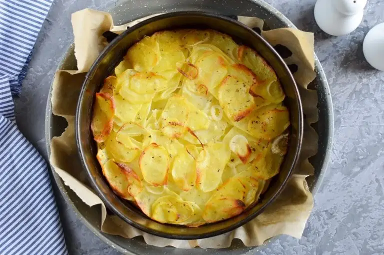 Step 4 - Simple Potato Cake with Onions
