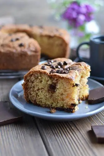 Sour Cream Chocolate Chip Coffee Cake