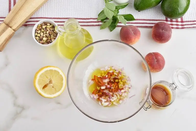 Step 1 - Spicy Peach and Avocado Salad
