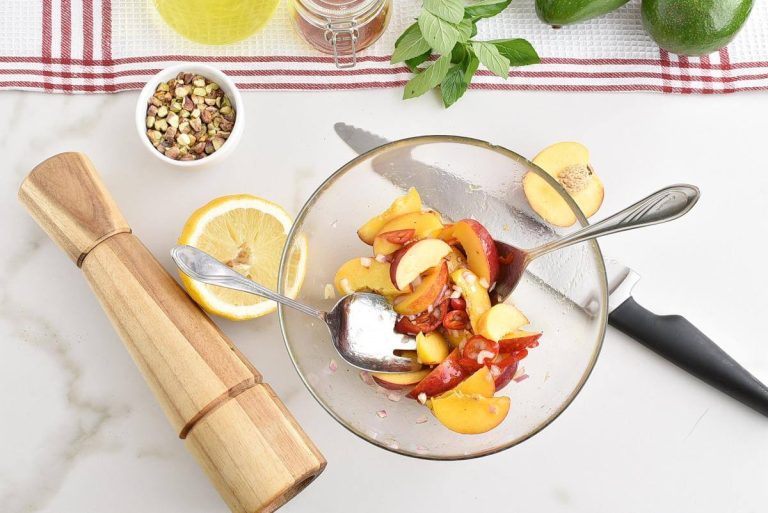 Step 2 - Spicy Peach and Avocado Salad