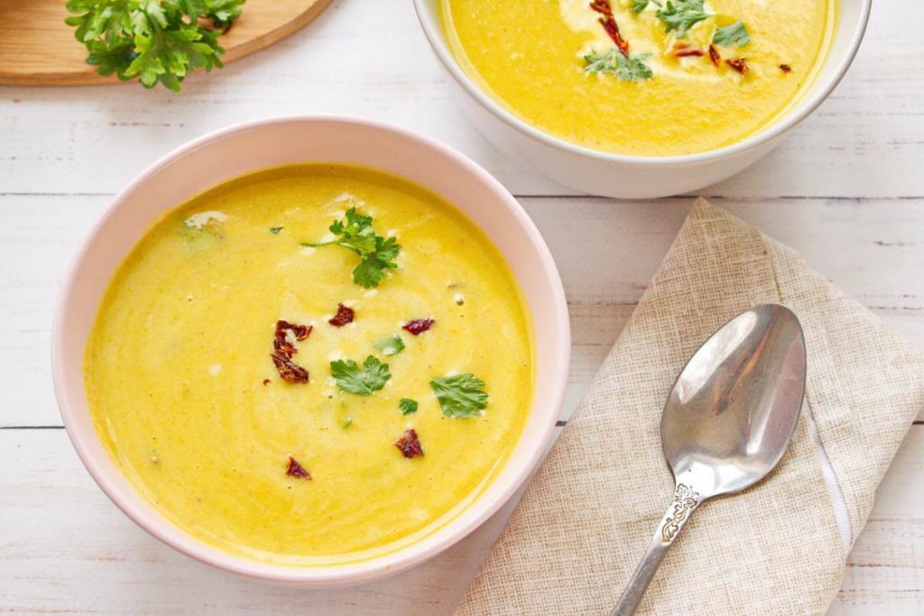 How to serve Summer Squash Soup