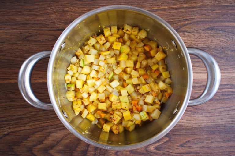 Step 4 - Summer Squash Soup