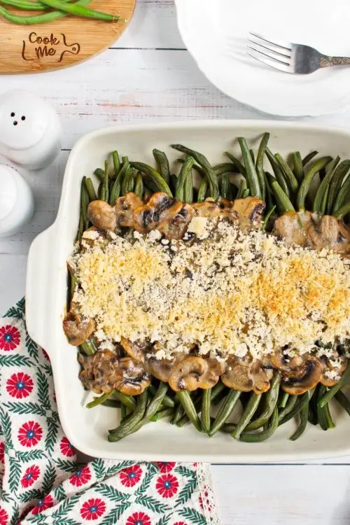 The Best Healthy Green Bean Casserole