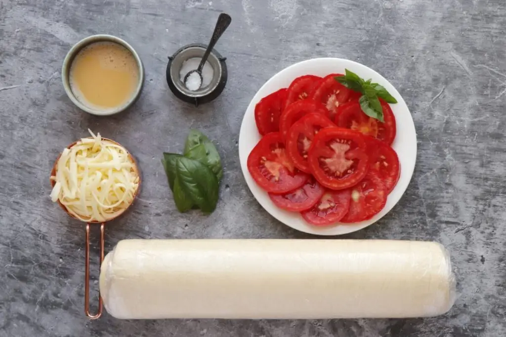 Ingredients for Tomato Basil Pastries