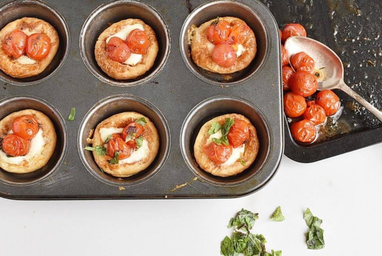 Step 8 - Tomato and Mozzarella Puffs