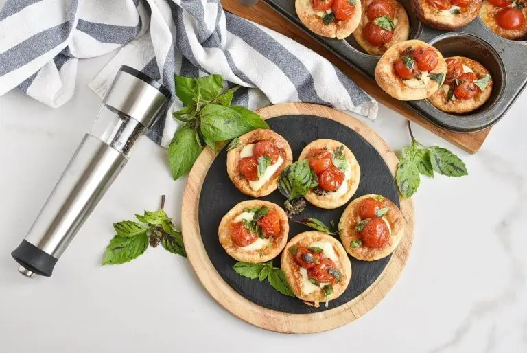 Step 9 - Tomato and Mozzarella Puffs
