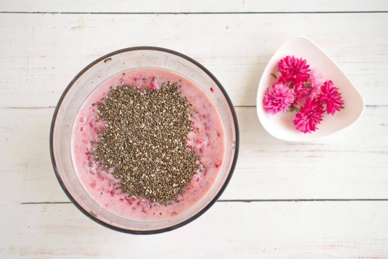 Step 2 - Vanilla Raspberry Chia Pudding