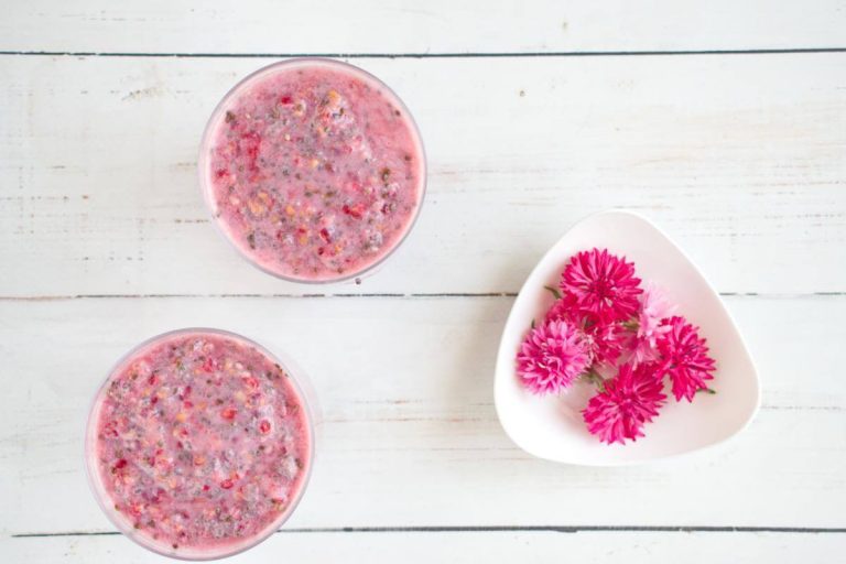 Step 3 - Vanilla Raspberry Chia Pudding