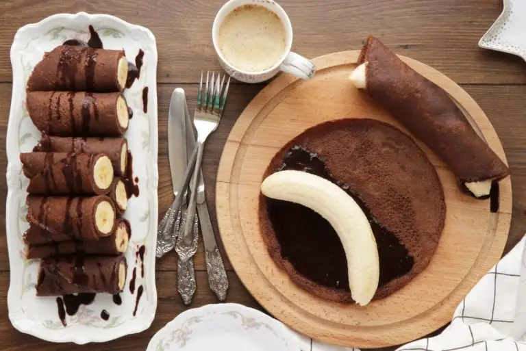 Step 4 - Vegan Chocolate Crepes with Banana