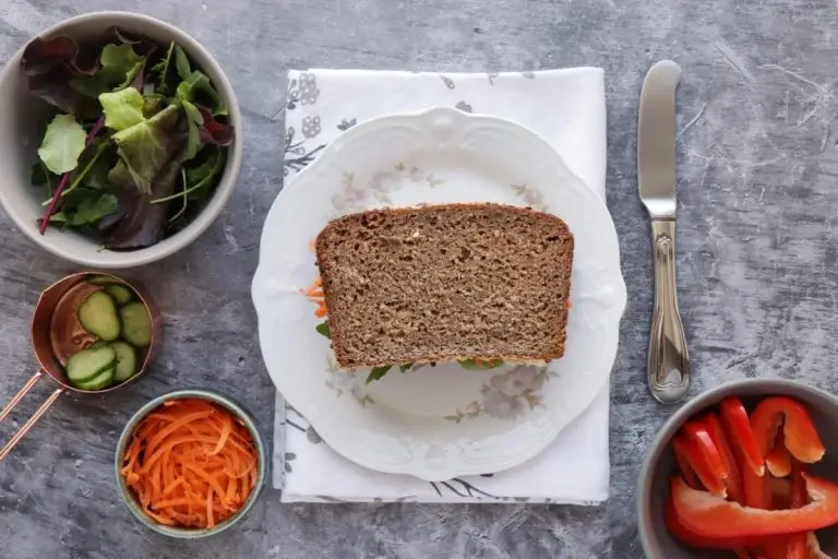 Step 2 - Veggie & Hummus Sandwich