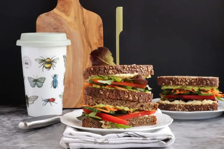 Step 3 - Veggie & Hummus Sandwich